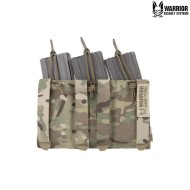 Laser Cut Triple Low Profile Magazine Pouch MULTICAM Warrior Assault Systems® (W-LC-TB-LPE-556P-MC)