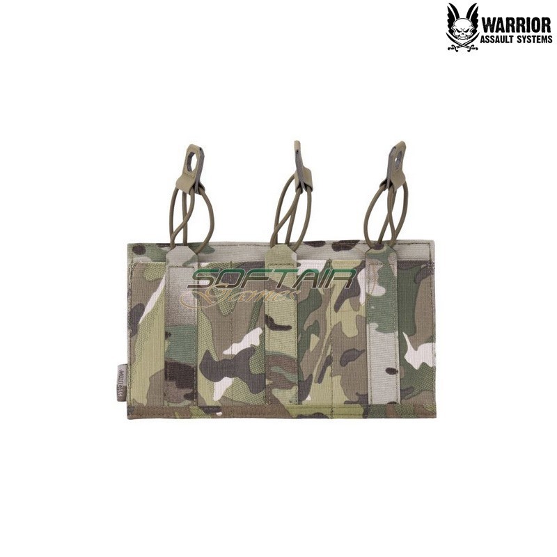 Porta Caricatori Triplo Low Profile Laser Cut MULTICAM Warrior Assault Systems® (W-LC-TB-LPE-556P-MC)