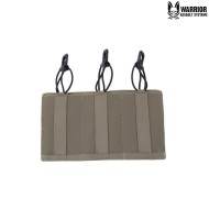 Porta Caricatori Triplo Low Profile Laser Cut RANGER GREEN Warrior Assault Systems® (W-LC-TB-LPE-556P-RG)