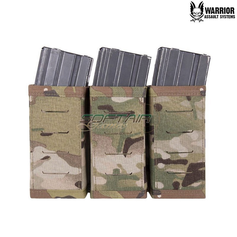 Laser cut triple Snap Mag 5.56 MULTICAM Warrior Assault Systems (w-lc-tsmp-mc)
