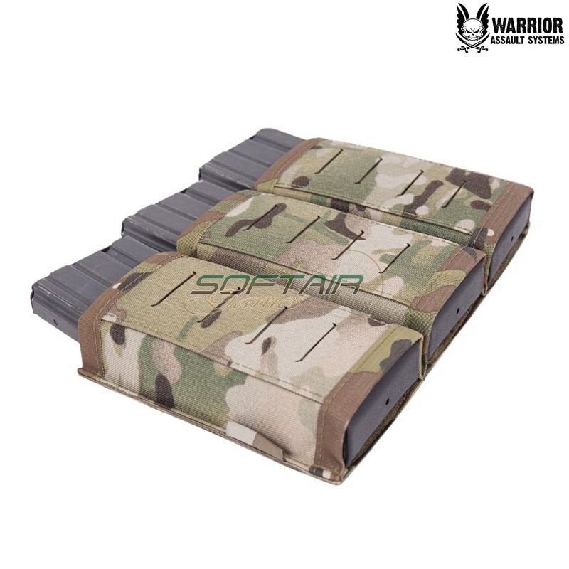 Laser cut triple Snap Mag 5.56 MULTICAM Warrior Assault Systems (w-lc-tsmp-mc)