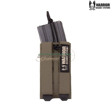 Porta Caricatore Singolo Low Profile Laser Cut RANGER GREEN Warrior Assault Systems® (W-LC-SB-LPE-556P-RG)