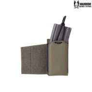 Laser Cut Wing Velcro Single Bungee 5.56 Pouch RANGER GREEN Warrior Assault Systems® (W-LC-WV-SB-556P-L-RG)