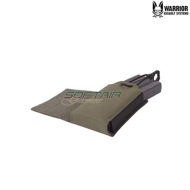 Porta Caricatore Singolo Wing Velcro Laser Cut 5.56 RANGER GREEN Warrior Assault Systems® (W-LC-WV-SB-556P-L-RG)