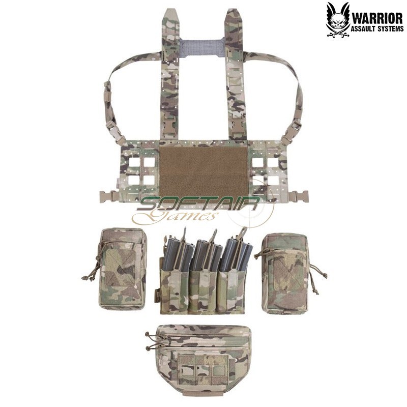 Delta Chest Rig MCR TB5 LPE MULTICAM Raider H-Harness Warrior Assault Systems (W-LC-MCR-HD-TB5-LPE-MC)