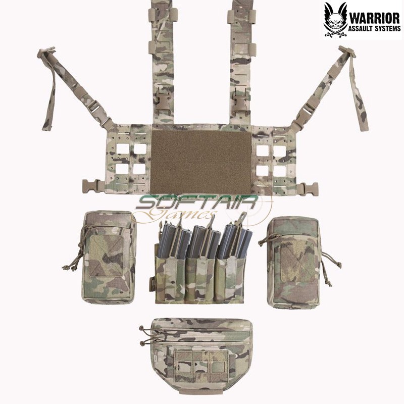 Delta Chest Rig MCR TB5 LPE MULTICAM Raider X-Harness Warrior Assault Systems (W-LC-MCR-XD-TB5-LPE-MC)
