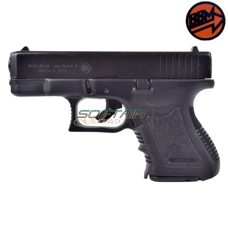 BRUNI® Minigap Blank Firing Pistol 9mm Black (BR-1100)