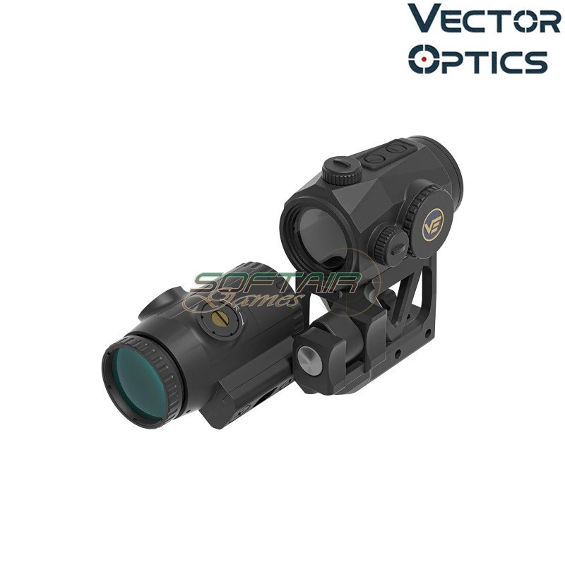 Kit Red dot SCRAPPER 1×25 + Magnifier PARAGON 3× Vector Optics (VE-SCRMMK-01)
