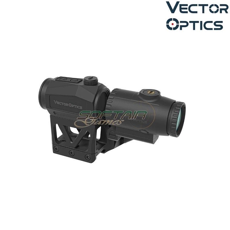 Kit Red dot SCRAPPER 1×25 + Magnifier PARAGON 3× Vector Optics (VE-SCRMMK-01)