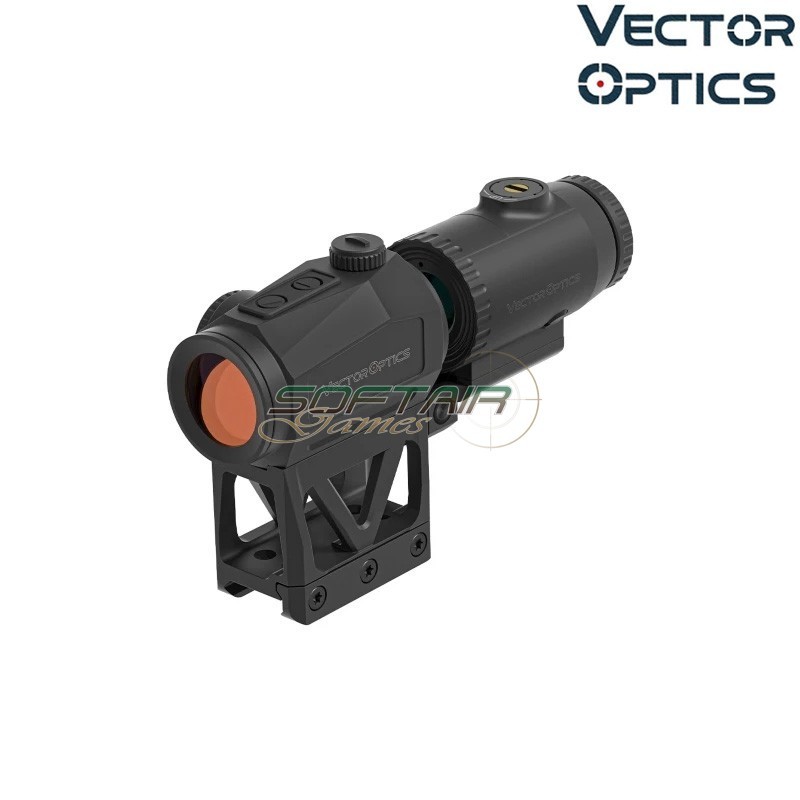 Kit Red dot SCRAPPER 1×25 + Magnifier PARAGON 3× Vector Optics (VE-SCRMMK-01)