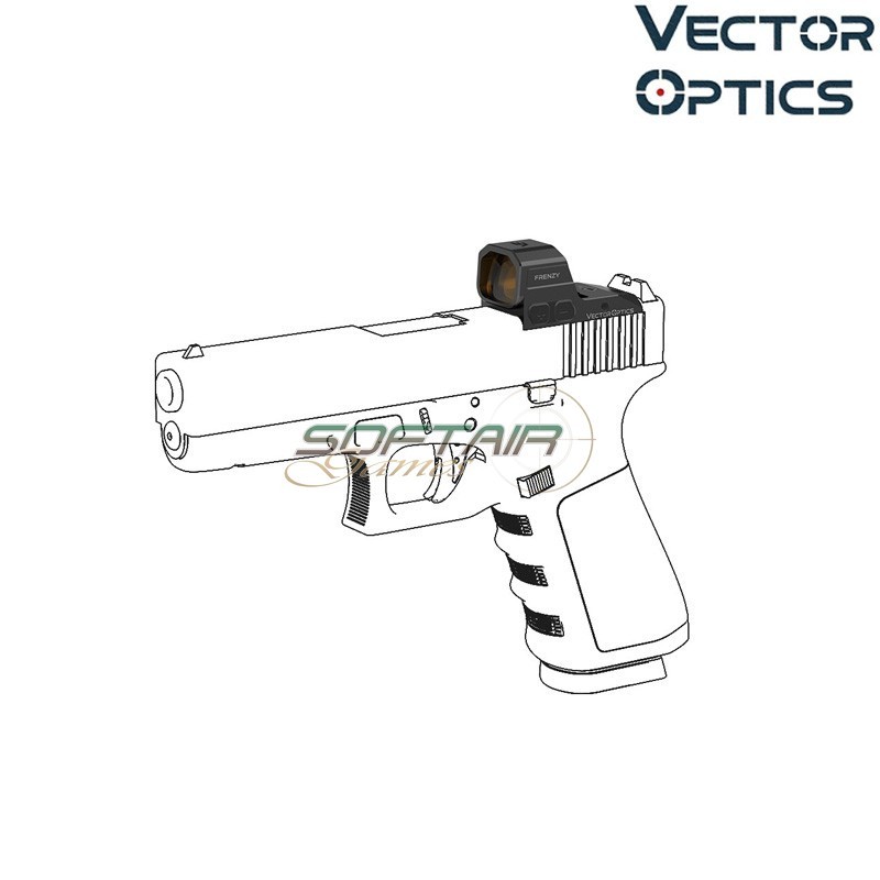 Red dot FRENZY 1x16x21Glock MOS Vector Optics (VE-SCRD-81)