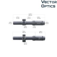 Scope Forester 1-5x24SFP Gen 1 Riflescope BLACK Vector Optics (ve-scoc-03)