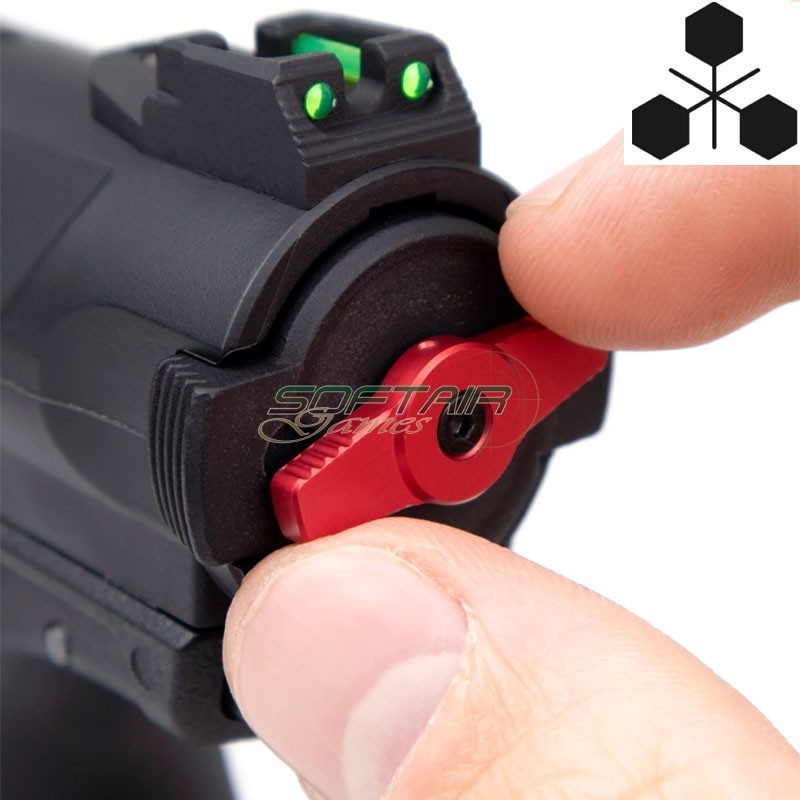 AAP-01 Mini External Fire Selector Red Tridos Design® (AAP01-MEFS-RD)