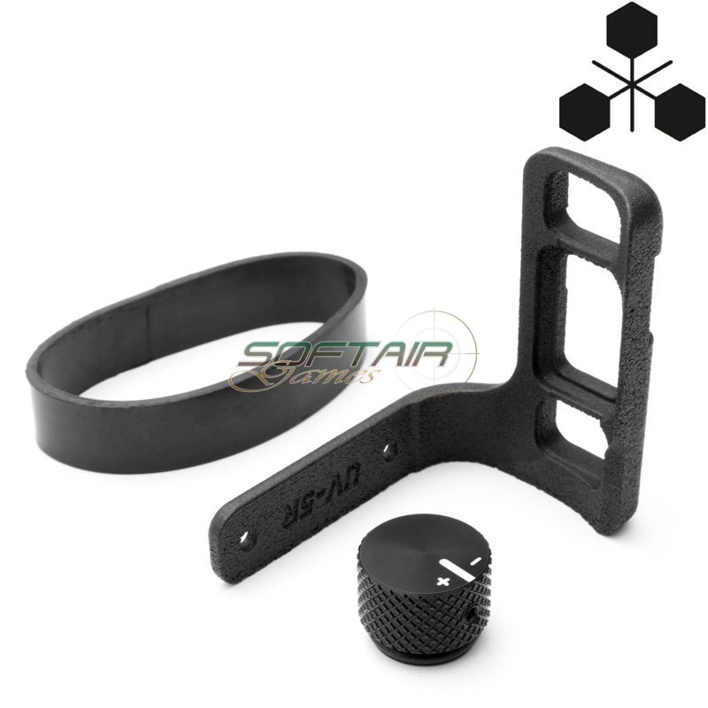 Baofeng UV-5RM / UV-5RH PTT Guard + Volume Dial Kit Tridos Design® (UV5RM-PTT-VOL-KIT)