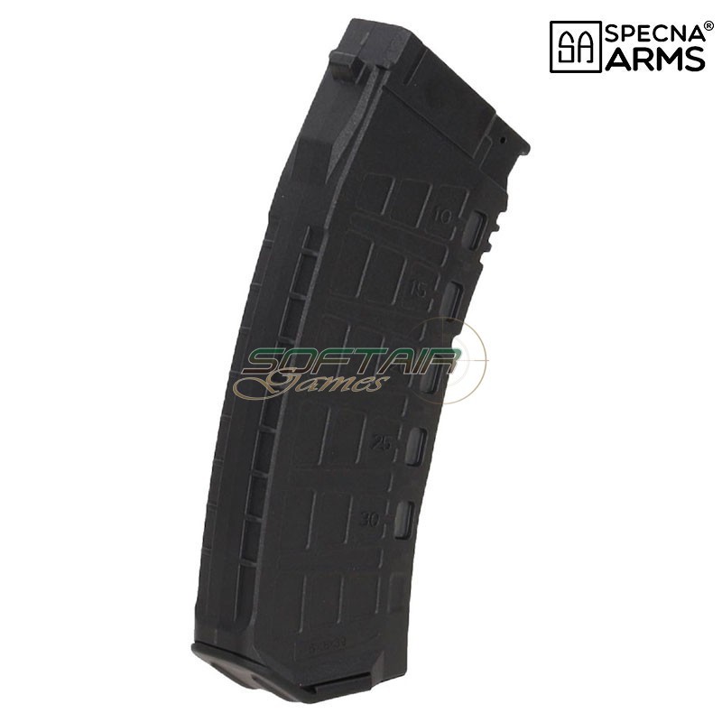 180-Round Mid-Cap Magazine for AK Series Black SPECNA ARMS® (SPE-05-048665)