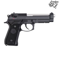 Gas Blowback Pistol Full Metal Black SNOW WOLF® (SW-03B)