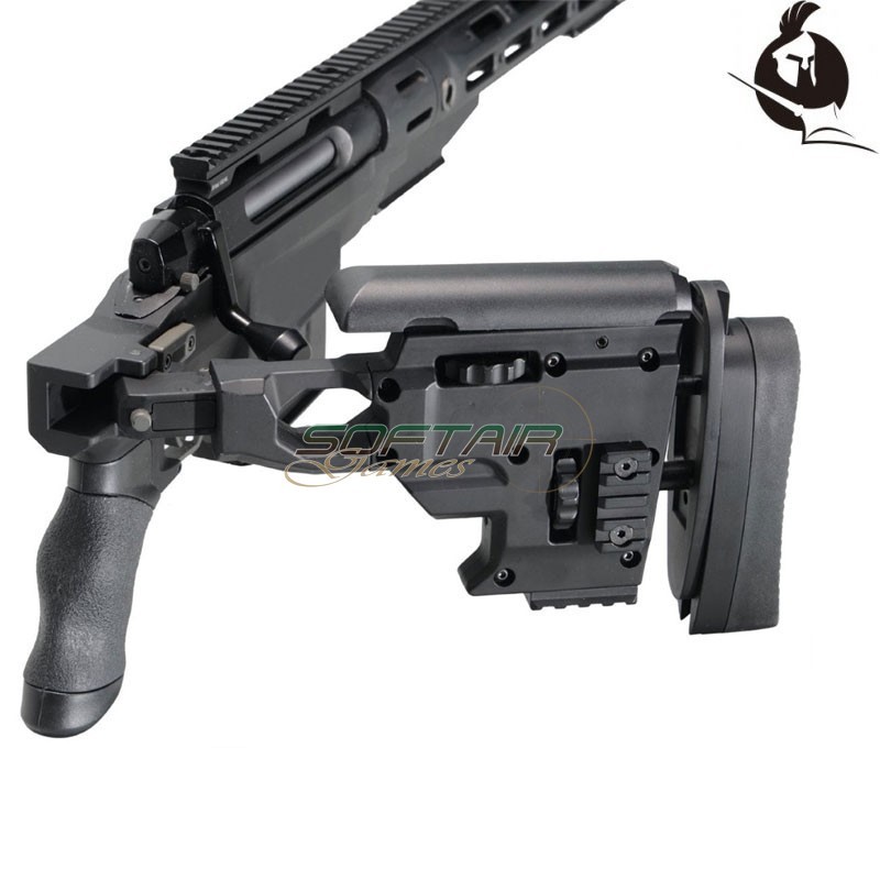 Spring Rifle Msr338 Cnc Sniper Rifle Black Ares (ar-msr010)