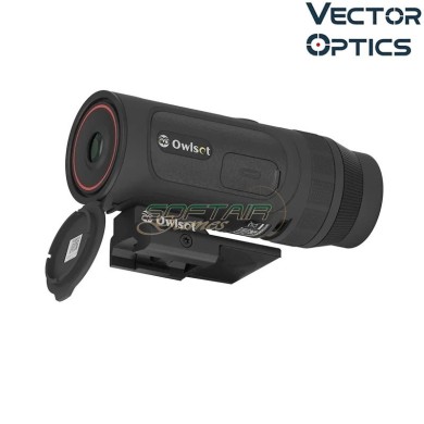 Owlset Argon ES 1.2x10 Thermal Monocular with RIS Mount Black Vector Optics® (MC06-VEOTM-01)