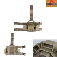 Triple Leg Panel G36 Caricatori Saf Style Dark Earth Big Dragon (bd2270de)