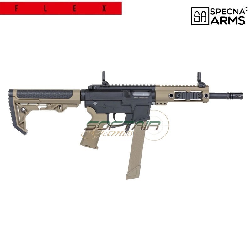 Fucile Elettrico SA-FX01 FLEX Light Ops Stock GATE X-ASR Gen.2 Half-Tan SPECNA ARMS (SPE-01-047379)