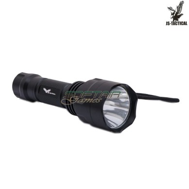 4-Mode LED Flashlight Black Aluminum JS-Tactical (JS-SD08)