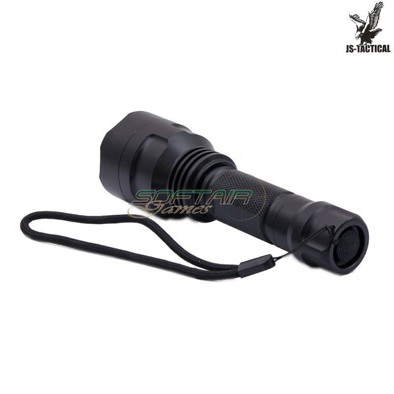 Torcia LED 4 Modalità in Alluminio Nero JS-Tactical (JS-SD08)