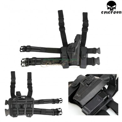 Bh Style Level 3 Tactical Serpa Set Glock Black Emerson (bd6110b)