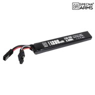 Li-Po Battery 7.4V 1200mAh 25C Stick Mini Tamiya Mini G-Tech Specna Arms (SPE-06-043458)