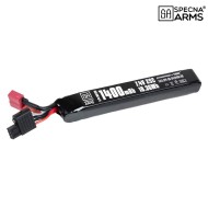 Batteria Li-Po 7.4V 1400mAh 25C Stick Deans Mini G-Tech Specna Arms (SPE-06-043466)