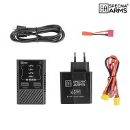 Caricabatterie Mini Li-Po/Li-Fe/Ni-MH USB-C con Alimentatore 65W Specna Arms (SPE-07-043798)