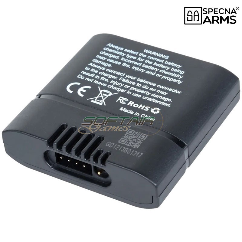 Li-Po Battery 11.1V 1100mAh 25C Stick Deans Mini G-Tech and Easy Nano 10W Charger Kit Specna Arms (SPE-06-046160)