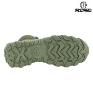 Tactical Boots GREEN Leather and Oxford Fabric Exagon (EX-BTG)