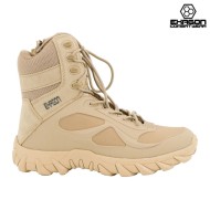 Anfibio TAN in Pelle e Tessuto Oxford Exagon (EX-BTT)