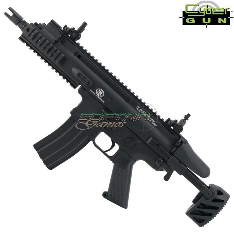 FN Herstal SCAR-SC Black Electric Airsoft Rifle CYBERGUN® (CM063B)