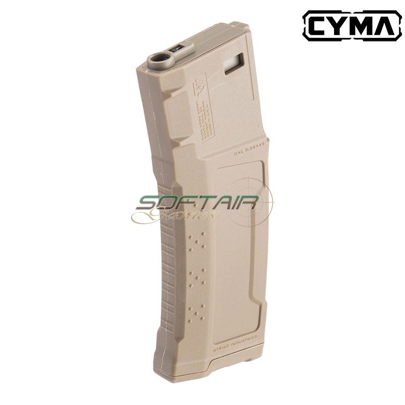 Caricatore Strike Industries Mid-Cap 210 Colpi per M4 Tan CYMA® (M249AT)