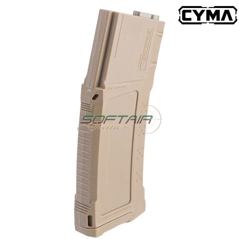 Caricatore Strike Industries Mid-Cap 210 Colpi per M4 Tan CYMA® (M249AT)