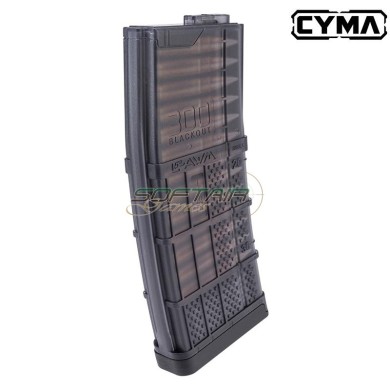 Caricatore Lancer L5AWM .300 Blackout Mid-Cap 190 Colpi Nero CYMA (M278)