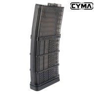 Caricatore Lancer L5AWM 5.56 Mid-Cap 190 Colpi Nero CYMA® (M278A)