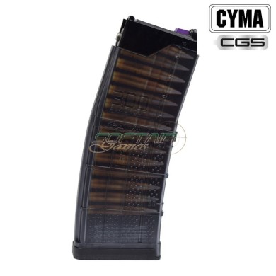 Lancer L5AWM .300 Blackout 30-Round Gas Magazine Black CYMA CGS (CM-MAGLC01B)