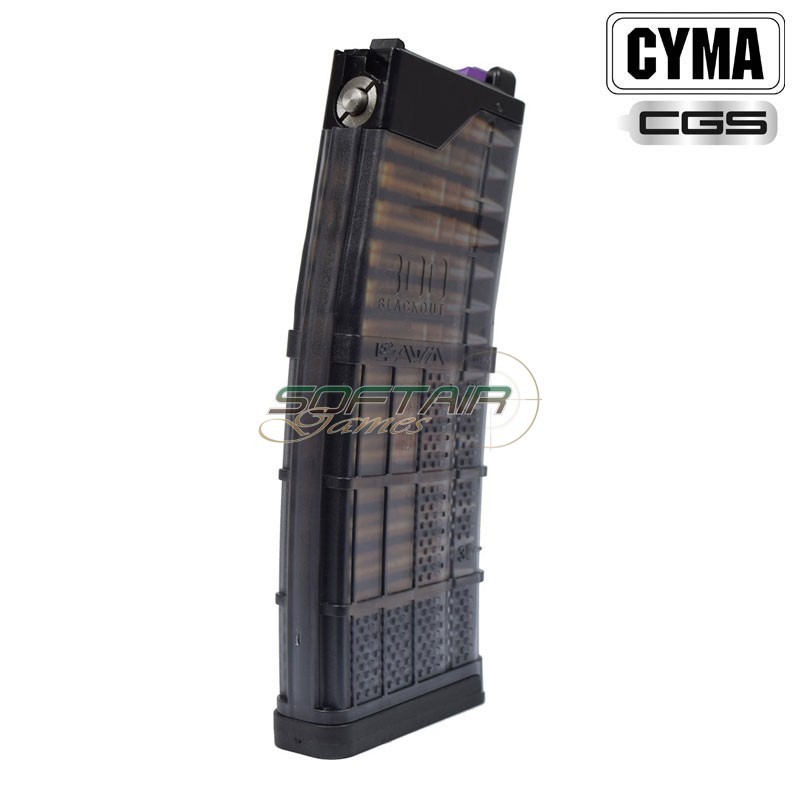 Lancer L5AWM .300 Blackout 30-Round Gas Magazine Black CYMA CGS (CM-MAGLC01B)