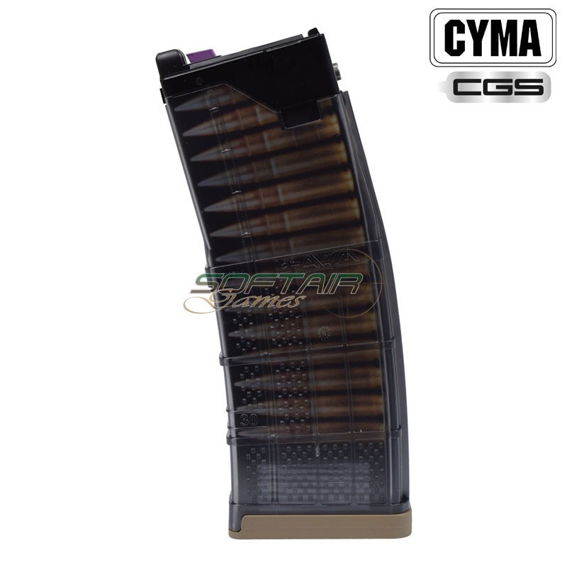 Lancer L5AWM .300BLK 30-Round Gas Magazine Flat Dark Earth CYMA® (CM-MAGLC01T)