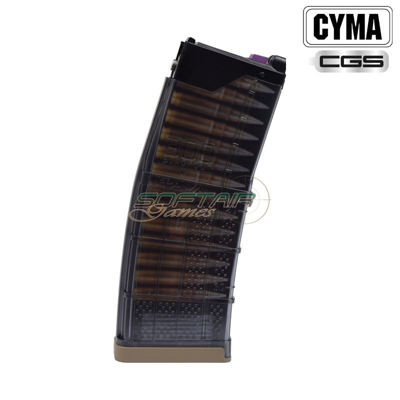Lancer L5AWM .300BLK 30-Round Gas Magazine Flat Dark Earth CYMA® (CM-MAGLC01T)