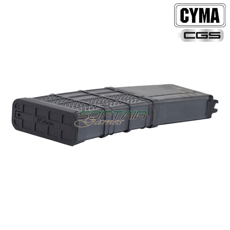 Lancer L5AWM 5.56 30-Round Gas Magazine Black CYMA (CM-MAGLC02B)