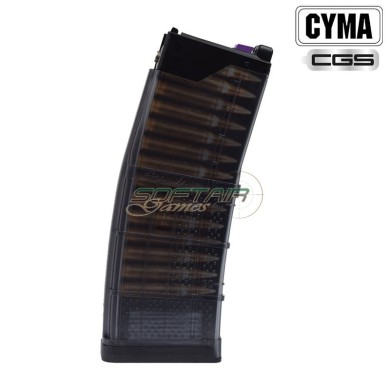 Lancer L5AWM 5.56 30-Round Gas Magazine Black CYMA (CM-MAGLC02B)