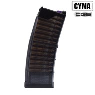Lancer L5AWM 5.56 30-Round Gas Magazine Black CYMA (CM-MAGLC02B)