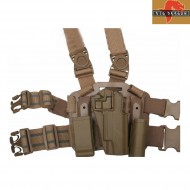 Cqc Cosciale Fondina Set 1911 Dark Earth Big Dragon (bd6088de)