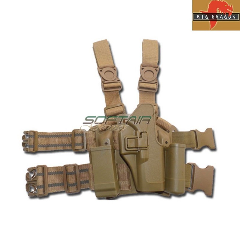 Cqc Holster Set Glock Dark Earth Big Dragon (bd6087de)