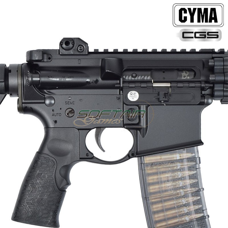 CGS Gas Rifle Daniel Defense MK18 RIII 9.5" Black CYMA CGS (CM1103B)