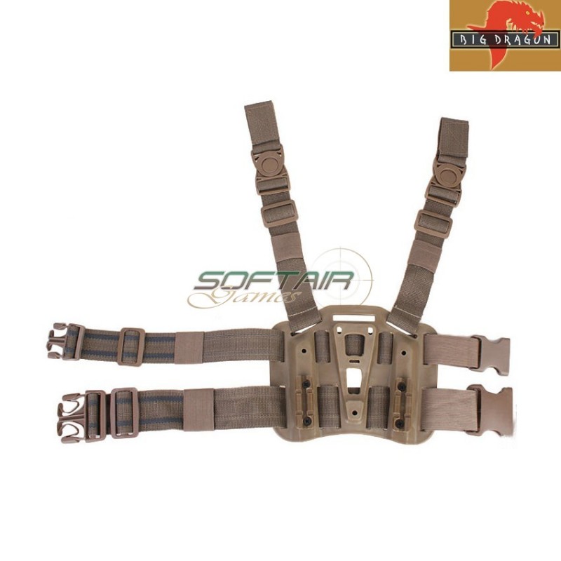 Pannello Cosciale Rigido Cqc Dark Earth Big Dragon (bd2223de)