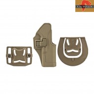 Fondina Rigida Cqc Glock Dark Earth Big Dragon (bd2234de)